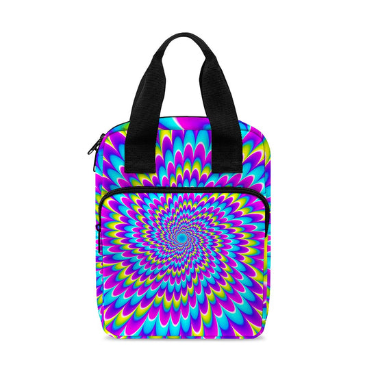 Abstract Dizzy Moving Optical Illusion Bible Tote Bag
