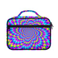 Abstract Dizzy Moving Optical Illusion Briefcase Bible Bag