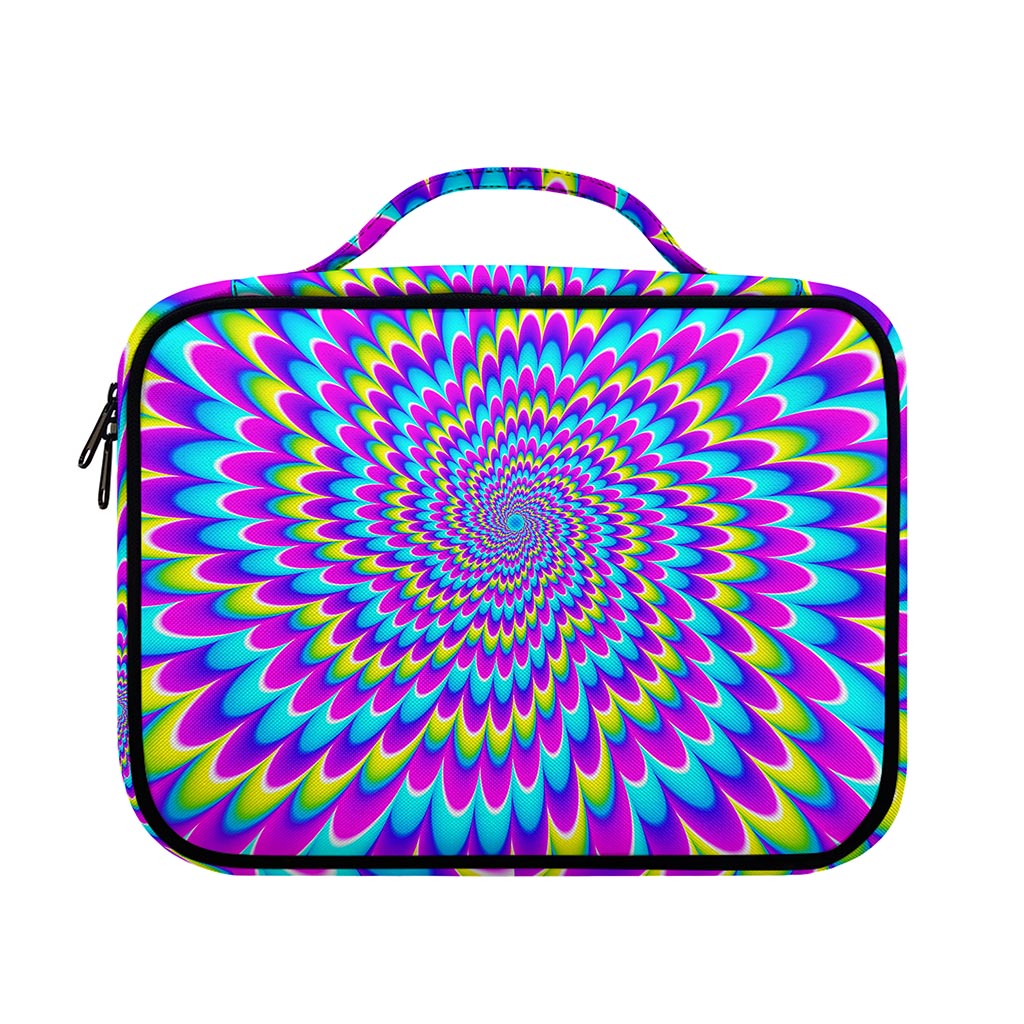 Abstract Dizzy Moving Optical Illusion Briefcase Bible Bag