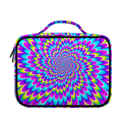 Abstract Dizzy Moving Optical Illusion Briefcase Bible Bag