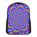 Abstract Dizzy Moving Optical Illusion Casual Backpack