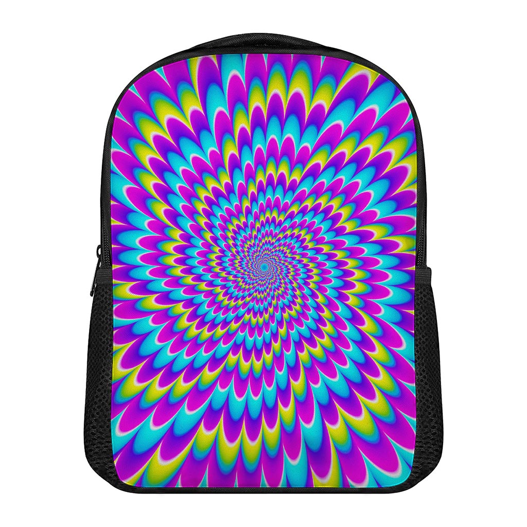Abstract Dizzy Moving Optical Illusion Casual Backpack