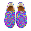 Abstract Dizzy Moving Optical Illusion Casual Shoes