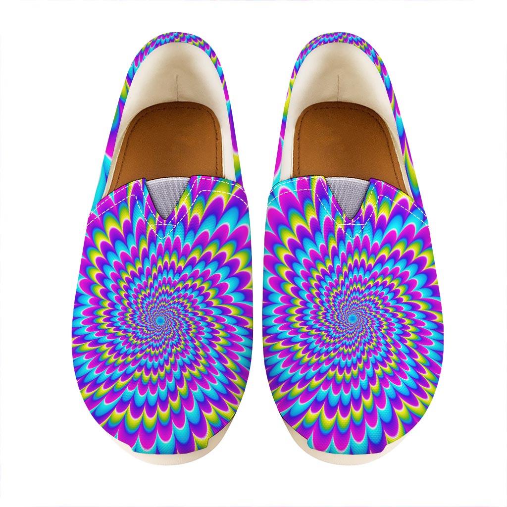 Abstract Dizzy Moving Optical Illusion Casual Shoes