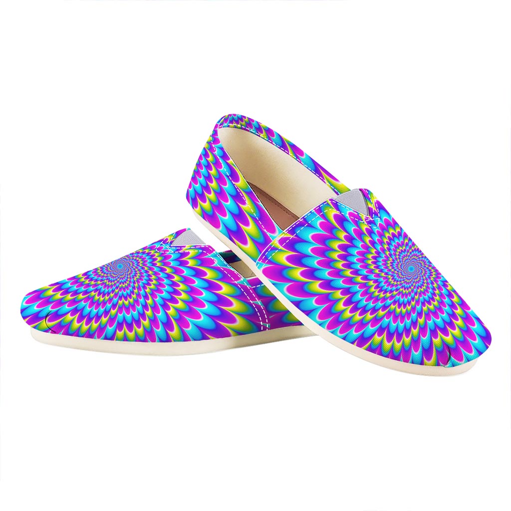 Abstract Dizzy Moving Optical Illusion Casual Shoes