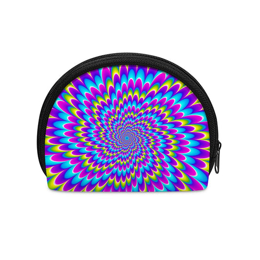 Abstract Dizzy Moving Optical Illusion Coin Purse