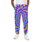 Abstract Dizzy Moving Optical Illusion Cotton Pants