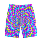 Abstract Dizzy Moving Optical Illusion Cotton Shorts