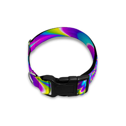 Abstract Dizzy Moving Optical Illusion Dog Collar