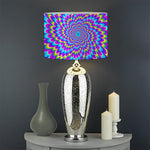 Abstract Dizzy Moving Optical Illusion Drum Lamp Shade