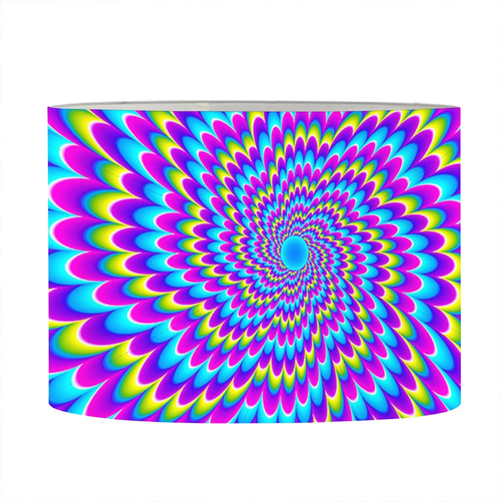 Abstract Dizzy Moving Optical Illusion Drum Lamp Shade