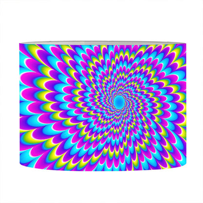Abstract Dizzy Moving Optical Illusion Drum Lamp Shade