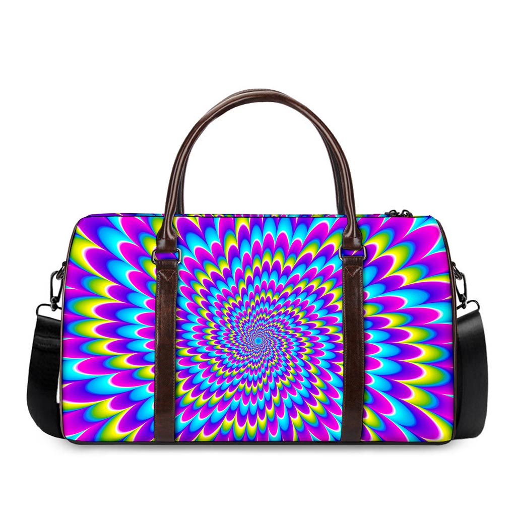 Abstract Dizzy Moving Optical Illusion Duffle Bag