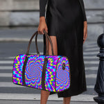 Abstract Dizzy Moving Optical Illusion Duffle Bag