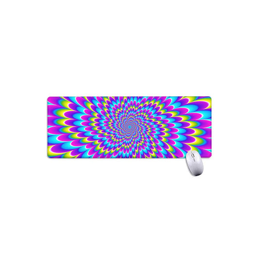 Abstract Dizzy Moving Optical Illusion Extended Mouse Pad