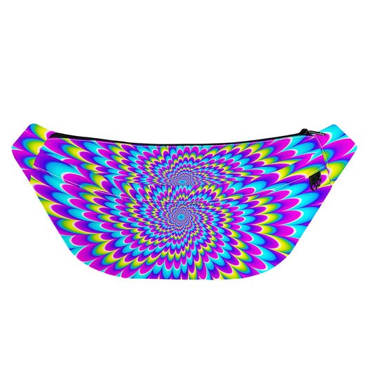 Abstract Dizzy Moving Optical Illusion Fanny Pack