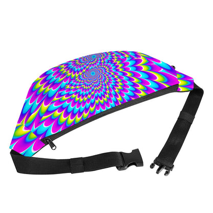 Abstract Dizzy Moving Optical Illusion Fanny Pack