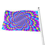 Abstract Dizzy Moving Optical Illusion Flag