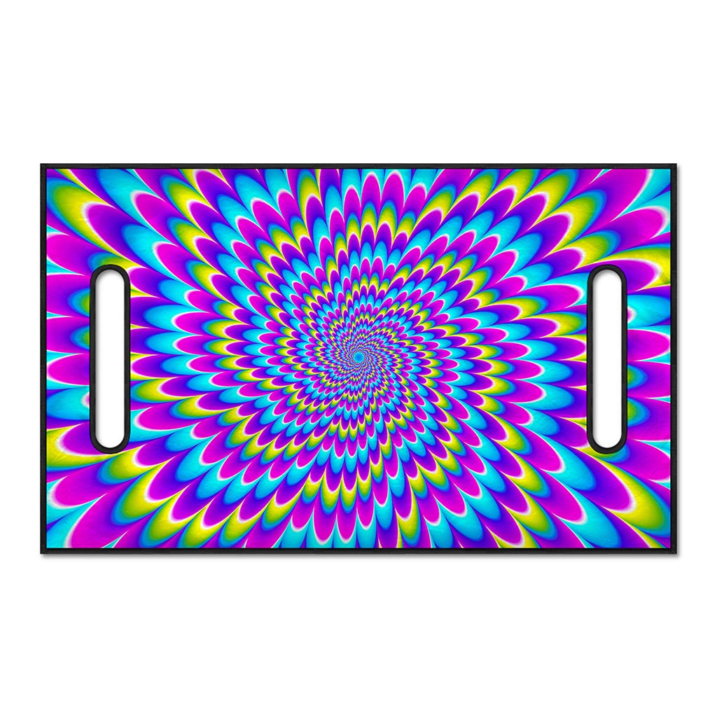 Abstract Dizzy Moving Optical Illusion Golf Cart Seat Cover
