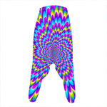 Abstract Dizzy Moving Optical Illusion Hammer Pants