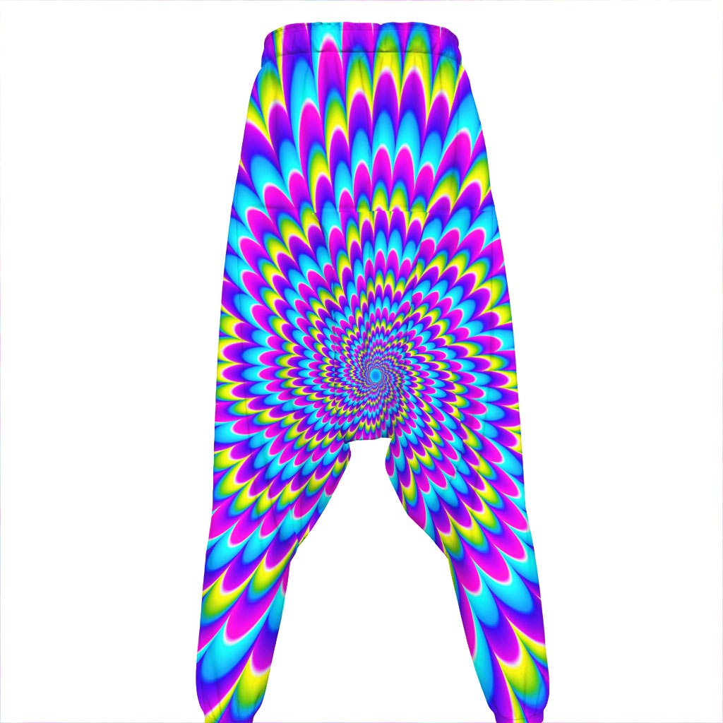 Abstract Dizzy Moving Optical Illusion Hammer Pants