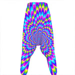 Abstract Dizzy Moving Optical Illusion Hammer Pants