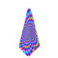 Abstract Dizzy Moving Optical Illusion Hand Towel