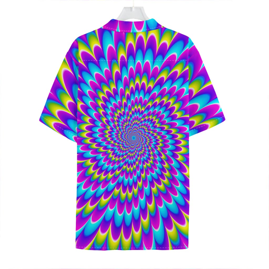 Abstract Dizzy Moving Optical Illusion Hawaiian Shirt