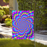 Abstract Dizzy Moving Optical Illusion House Flag