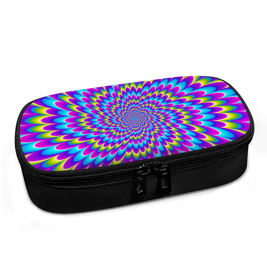 Abstract Dizzy Moving Optical Illusion Insulin Cooler Travel Case