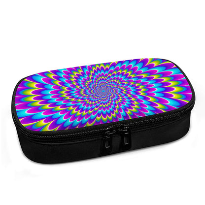 Abstract Dizzy Moving Optical Illusion Insulin Cooler Travel Case