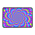 Abstract Dizzy Moving Optical Illusion Kitchen Mat