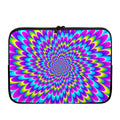 Abstract Dizzy Moving Optical Illusion Laptop Sleeve