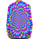 Abstract Dizzy Moving Optical Illusion Long Sleeve Baseball Jersey