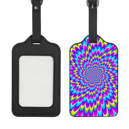 Abstract Dizzy Moving Optical Illusion Luggage Tag