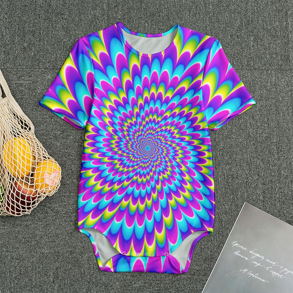 Abstract Dizzy Moving Optical Illusion Men's Bodysuit