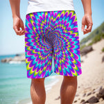 Abstract Dizzy Moving Optical Illusion Men's Cargo Shorts