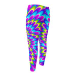 Abstract Dizzy Moving Optical Illusion Men's Compression Pants