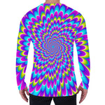 Abstract Dizzy Moving Optical Illusion Men's Long Sleeve T-Shirt