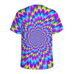 Abstract Dizzy Moving Optical Illusion Men's Sports T-Shirt