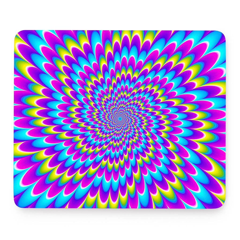 Abstract Dizzy Moving Optical Illusion Mouse Pad