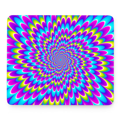 Abstract Dizzy Moving Optical Illusion Mouse Pad