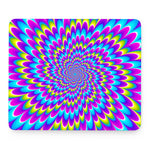 Abstract Dizzy Moving Optical Illusion Mouse Pad