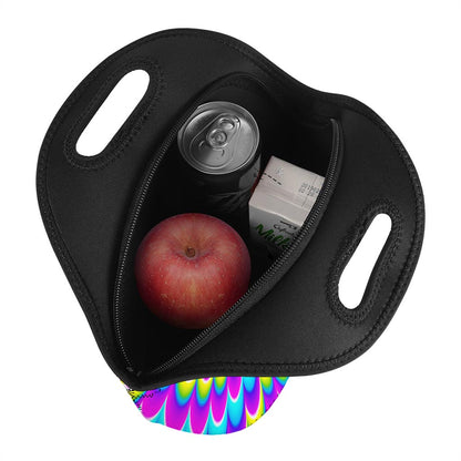 Abstract Dizzy Moving Optical Illusion Neoprene Lunch Bag