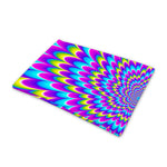Abstract Dizzy Moving Optical Illusion Pet Cooling Mat Cover