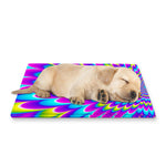 Abstract Dizzy Moving Optical Illusion Pet Cooling Mat Cover