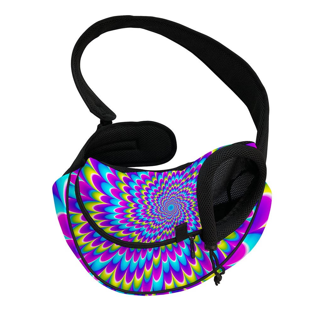 Abstract Dizzy Moving Optical Illusion Pet Sling Carrier
