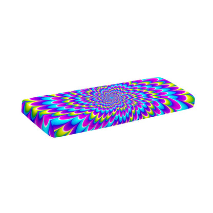 Abstract Dizzy Moving Optical Illusion Piano Keyboard Cover