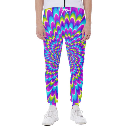 Abstract Dizzy Moving Optical Illusion Scuba Joggers