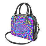 Abstract Dizzy Moving Optical Illusion Shoulder Handbag